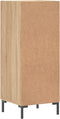 vidaXL - Dressoir - 34,5x34x90 - cm - bewerkt - hout - sonoma - eiken