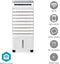 Nedis COOL116CWTW - Smartlife Luchtkoeler - Wi-Fi bediening en afstandsbediening - (4 ijspacks)