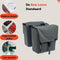 New Looxs ® Tulum Double - Dubbele Fietstas - 100% Gerecycled Polyester - Geschikt voor Elektrische Fietsen - Geschikt voor elke Bagagedrager - 32 Liter - Grey-Green