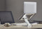 Gembird NBS-D1-03 - Opvouwbare aluminium notebookstandaard - Traploze hoogteverstelling - Zilver