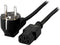 Equip 112120 electriciteitssnoer Zwart 1,8 m C13 stekker CEE7/4