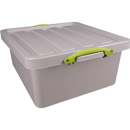 Really Useful Box - Box Recycled opbergdoos 31,5 l, nestbaar, grijs