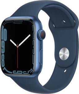 Apple Watch Series 7 (45mm) - Smartwatch - Zuurstofmeting ECG-app - Blauw