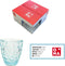 GLAMOMAX'S Choice Blue Bubble Serviesset - 6 Persoons - 18 C&T Borden - 8 ONA Drinkglazen (22CL) - Blauwe Dinerborden - Vaatwasserbestendig