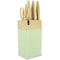 Messenblok met 6 delen - MENASTYL - 5041060 - Keramisch lemmet - Polypropyleen - Celadon