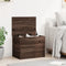 vidaXL - Opbergbox - 60x42x46 - cm - bewerkt - hout - bruin - eikenkleurig