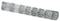 vidaXL - Veldomheining - 0,8x25 - m - Gegalvaniseerd - Staal