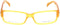 Men'Spectacle frame Armani GA-713-PD9-53 ø 53 mm Yellow