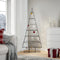 vidaXL - Kerstdecoratie - kerstboom - 150 - cm - metaal - zwart