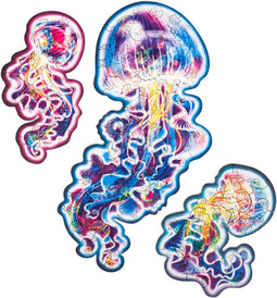 UNIDRAGON Houten Puzzel Voor Volwassenen Dier - Zwervende Kwallen - 100 stukjes - Small 26x26 cm