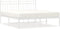 vidaXL - Bedframe - met - hoofdbord - metaal - wit - 160x200 - cm