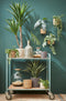 Mica Decorations Atlantic Plantenmand - Set van 2 - Jute - H20 x Ø20 cm - Crème (2 stuks)