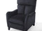 Beliani ROYSTON - TV-fauteuil - Grijs - Kunststof