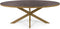 Stalux Eettafel - Tafel Mees - Stijlvol Design - Duurzaam Materiaal - Gemakkelijk Onderhoud - Bruin - 180 cm