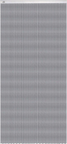 Livn Deurgordijn Bolt - Vliegengordijn - Kralen met aluminium rail - Antraciet 100x230cm