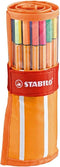 STABILO point 88 - Fineliner 0,4 mm - Rollerset 30 stuks (30 stuks)