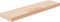 vidaXL - Plank - 80x20x4 - cm - onbehandeld - massief - eikenhout