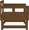 vidaXL - Tuinstoelen - 2 - st - massief - grenenhout - honingbruin