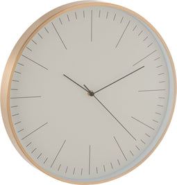 J-Line klok Gerbert - metaal - goud - Ø 40 cm