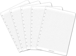 Uitbreidingsset Correctbook A4 met 5 ruitjes bladen