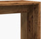 vidaXL - Bijzettafel - 50x26x50 - cm - bewerkt - hout - oud - houtkleurig