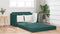 vidaXL - Vloerlits - 2-in-1 - Donkergroen - 124x204x61 - cm - Velvet