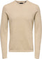 ONLY & SONS ONSPANTER 12 STRUC CREW KNIT NOOS - Heren Trui - Gebreid - Maat S