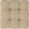 vidaXL Bankkussens pallet 2 st beige
