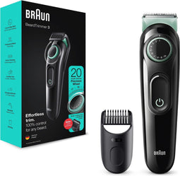 Braun Baardtrimmer 3 BT3323 - Baardtrimmer - Accu - Zwart/groen