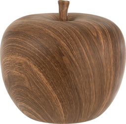 J-Line decoratie Appel - keramiek - bruin - large