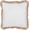 GERANIUM - Sierkussen - Beige - 45 x 45 cm - Polyester