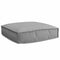 Palletkussen voor zitting Grijs 60 x 60 x 12 cm Oxford stof