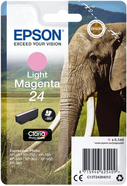 Epson C13T24264012 - Inktcartridge - Licht Magenta