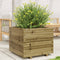 vidaXL - Plantenbak - 60x60x49,5 - cm - geïmpregneerd - grenenhout