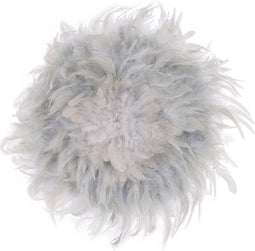 Beliani JUJU - Wanddecoratie - Grijs - Veren