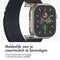 imoshion Nylon Alpine bandje - Geschikt voor Apple Watch 1, 2, 3, 4, 5, 6, 7, 8, 9, 10 (42 mm), SE - 38/40/41 mm - Paars - One Size