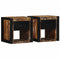 vidaXL - Nachtkastjes - 2st - 40x35x40cm - massief - gerecycled - hout - meerkleurig