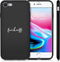 iMoshion Hoesje Geschikt voor iPhone SE (2022) / SE (2020) / 8 / 7 Hoesje Siliconen - iMoshion Design hoesje - Zwart / Fuck Off