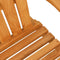 vidaXL - Tuinstoel - Adirondack - 77x78x95 - cm - massief - teakhout