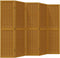 vidaXL - Kamerscherm - met - 5 - panelen - massief - paulowniahout - bruin