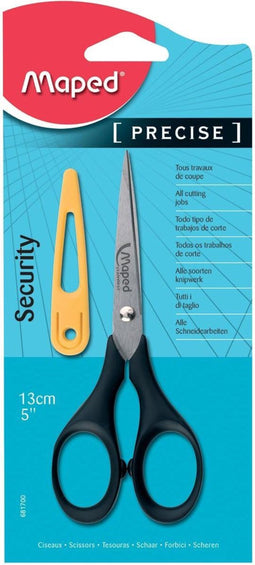 Precise schaar 13 cm - puntig - met beschermhoes