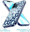 iMoshion Hoesje Geschikt voor iPhone 12 Pro / 12 Hoesje Siliconen - iMoshion Design hoesje - Blauw / Transparant / Design Leopard Blue