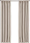 Larson - Luxe effen blackout gordijn - met haken - 3m x 2.5m - Beige