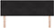 vidaXL - Hoofdbord - Knop - Ge - tuft - Zwart - 160 - cm - Velvet