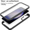 imoshion Hoesje Geschikt voor Samsung Galaxy S23 FE Hoesje - imoshion 360° Full Protective Case - Zwart / Transparant