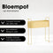 Mica Decorations Moritz - Bloempot op Standaard - IJzer L55 x B24 x H65 cm - Beige