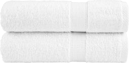 vidaXL - Handdoeken - SOLUND - 2 - st - 600 - g/m² - 50x100 - cm - wit