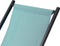 LOCRI II - Ligstoel - Turquoise - Synthetisch materiaal