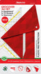 Aristo geocoverset 3in1 - geocover - geodriehoek - tekendriehoek - rood - AR-18100B