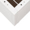 vidaXL - Plantenbak - 70x70x72 - cm - massief - grenenhout - wit
